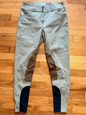 Tailored Sportsman Trophy Hunter 1923 Mid Rise Sock Bottom Breeches Dirt Road 30